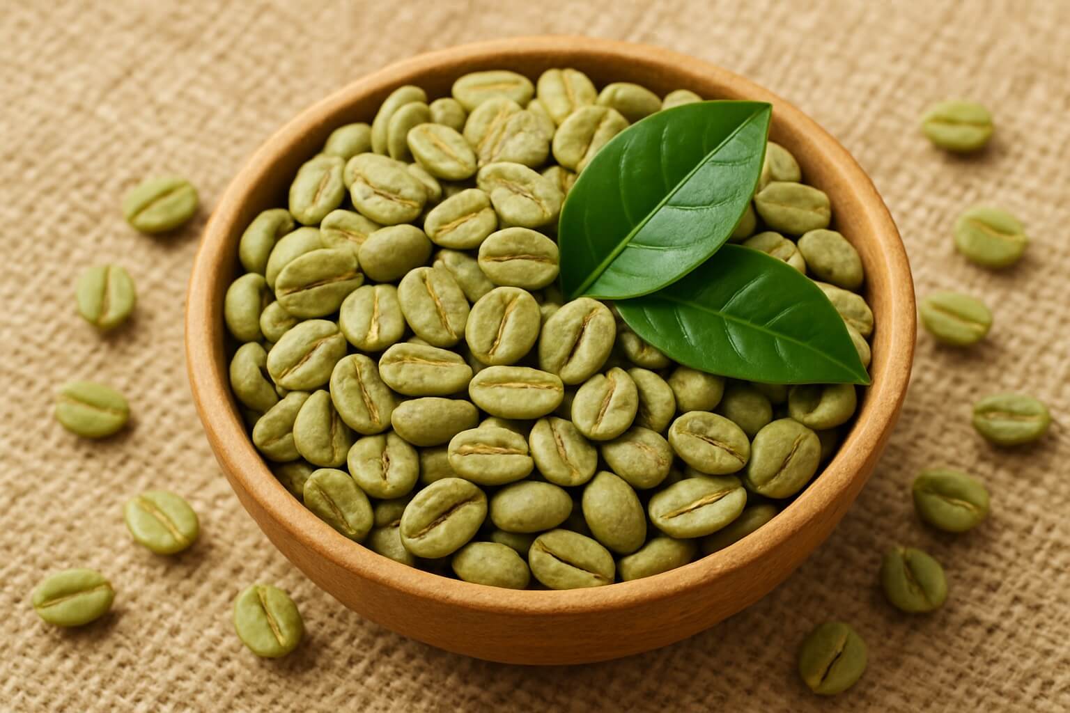 green coffee beans
