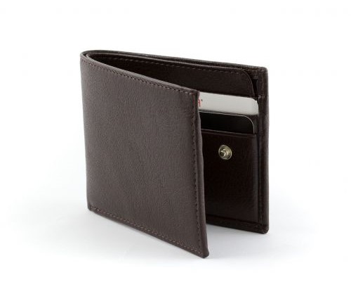 leather bifold wallet